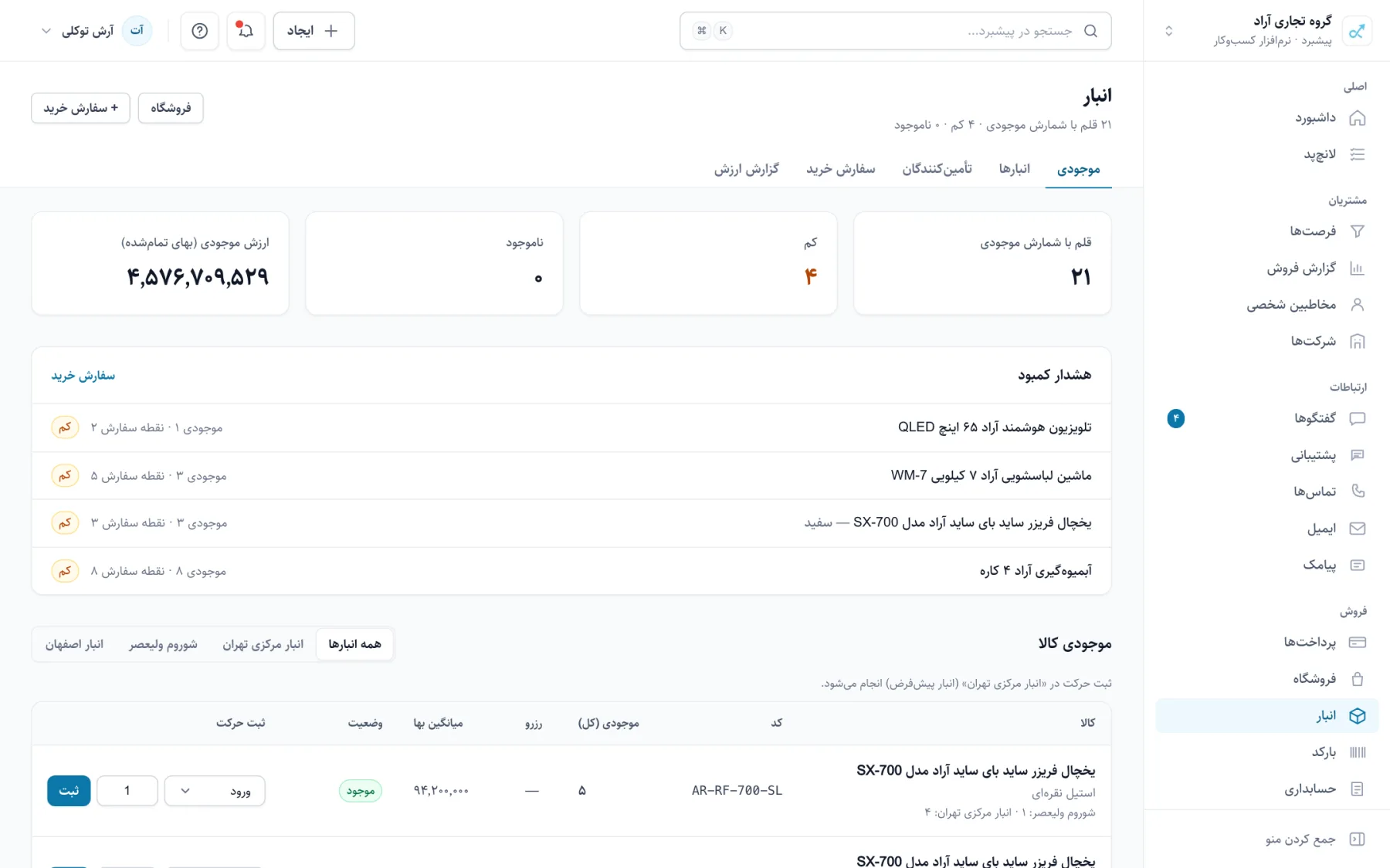 انبار پیشبرد
